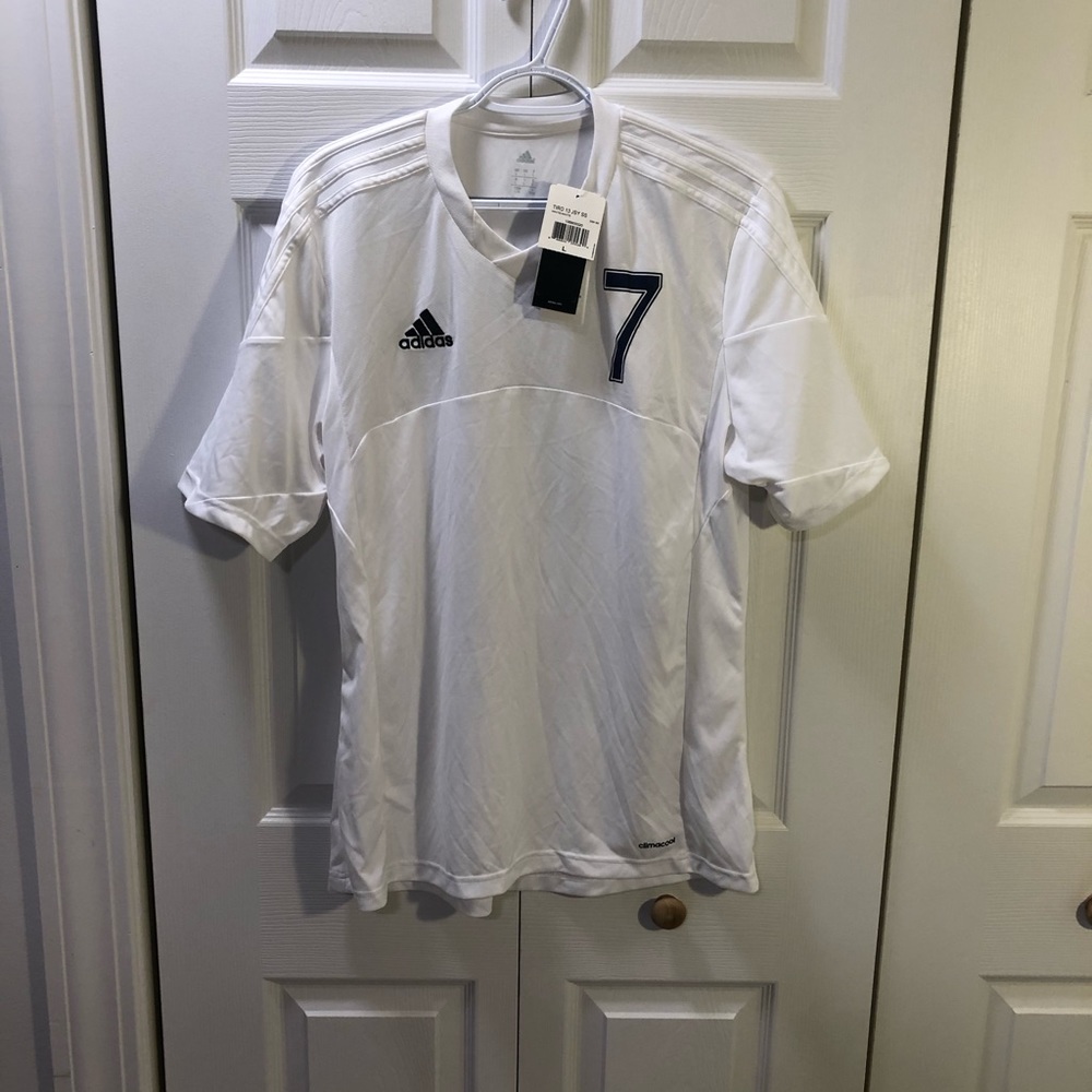 adidas soccer jersey #7. Size Large, NWT